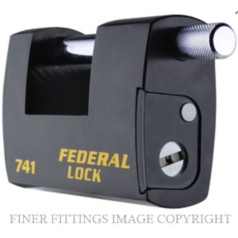 FEDERAL FDAU741 HEAVY DUTY RECTANGLE PADLOCK