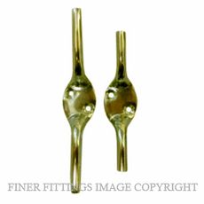 MILES NELSON CLEAT HOOKS POLISHED BRASS
