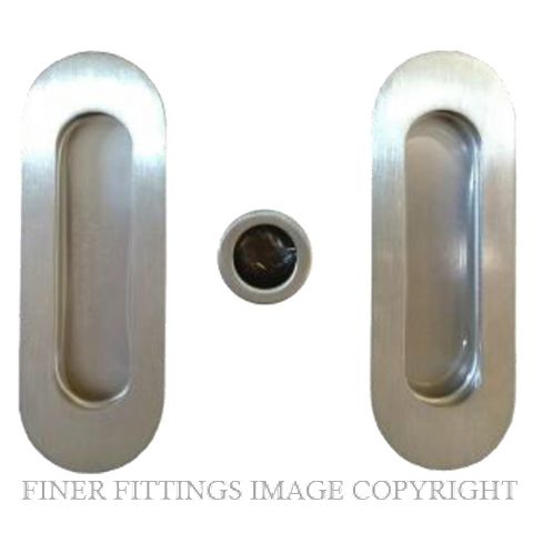 MILES NELSON 224 FLUSH PULL KIT STAINLESS STEEL