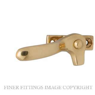 MILES NELSON SPLIT RAIL FASTENER 236 LH POLISHED BRASS