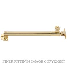 MILES NELSON 246 TELESCOPIC STAY 245MM  POLISHED BRASS