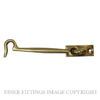 MILES NELSON 276 CABIN HOOK 8 X 50 POLISHED BRASS