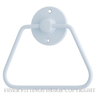 MILES NELSON TOWEL RING 114 WHITE