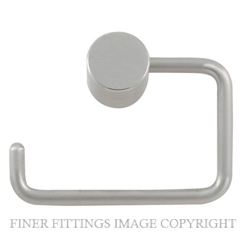 MILES NELSON TOILET ROLL HOLDER BRUSHED ALUMINIUM 115 SATIN CHROME