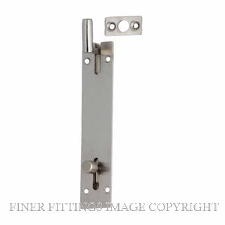 MILES NELSON FLUSH SLIDE NECKED BOLT 216 08 X 100 SATIN NICKEL