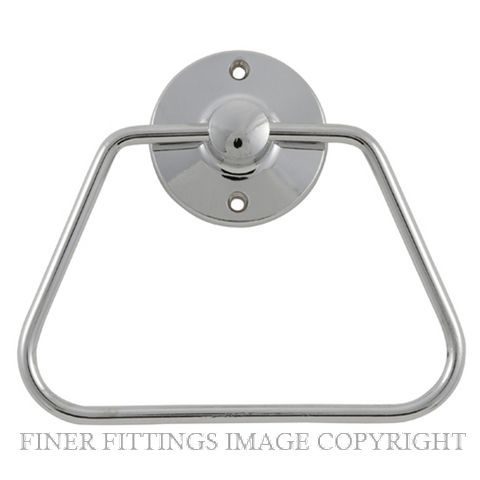 MILES NELSON TOWEL RING 114 CHROME PLATE