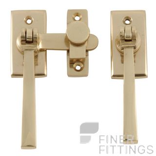 MILES NELSON 475 FRENCH DOOR FASTENER POLISHED BRASS