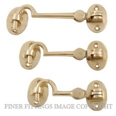 MILES NELSON MN476 CABIN HOOKS POLISHED BRASS