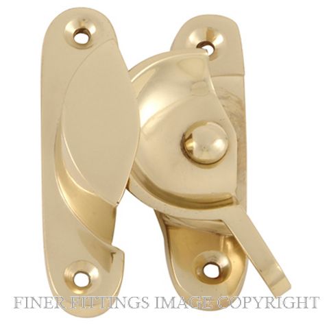 MILES NELSON 4036 SASH FASTENER POLISHED BRASS