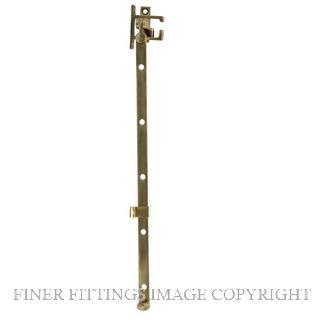 MILES NELSON 463 CASEMENT STAY 300MM POLISHED BRASS
