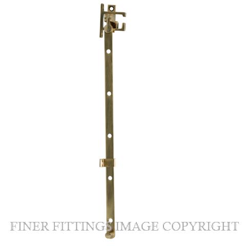 MILES NELSON 463 CASEMENT STAYS POLISHED BRASS
