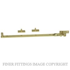 MILES NELSON 465 FANLIGHT STAY 300MM POLISHED BRASS