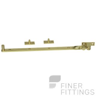 MILES NELSON 465 FANLIGHT STAY 300MM POLISHED BRASS