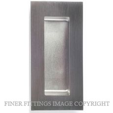 MILES NELSON 733 FLUSH PULL 100 X 52MM SQUARE CF STAINLESS STEEL