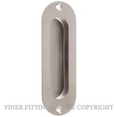 MILES NELSON 712 FLUSH PULL 120X 40MM RND EDGE SF STAINLESS STEEL