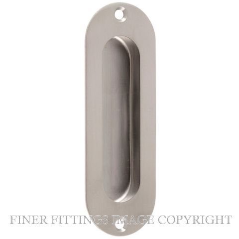 MILES NELSON 712 FLUSH PULL 120X 40MM RND EDGE SF STAINLESS STEEL