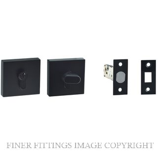 MNDEAD1BLK SQUARE SINGLE CYLINDER DEADBOLT MATT BLACK