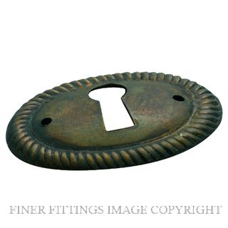 TRADCO 3827 ESCUTCHEON SB ANTIQUE BRASS