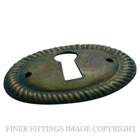 TRADCO 3827 ESCUTCHEON SB ANTIQUE BRASS