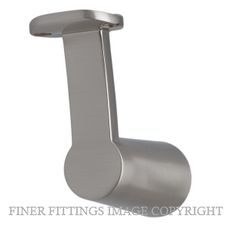 MILES NELSON 810 LESS BASE BANNISTER BRACKETS SATIN NICKEL