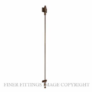 WINDSOR 5362 AB SOLID BRASS SPRING CATCH 450MM ANTIQUE BRONZE