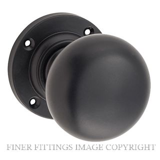 TRADCO 0961 VICTORIAN KNOB FURNITURE MATT BLACK