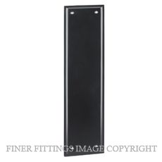 TRADCO 9680 MILTON FINGER PLATE MATT BLACK