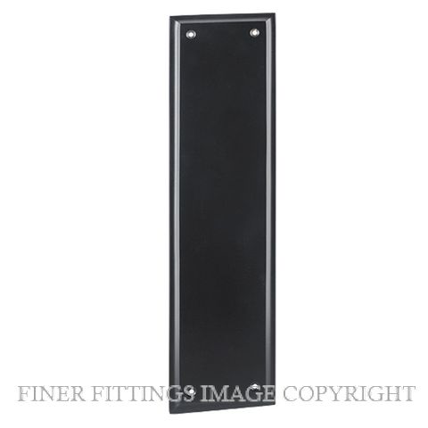 TRADCO 9680 MILTON FINGER PLATE MATT BLACK