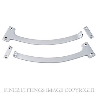 TRADCO 9753 FANLIGHT STOP CHROME PLATE (PAIR)