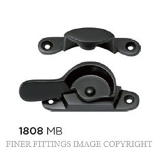 TRADCO 1808 FITCH FASTENER - NARROW MATT BLACK