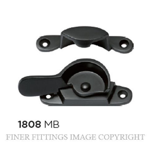 TRADCO 1808 FITCH FASTENER - NARROW MATT BLACK