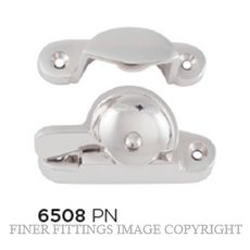 TRADCO 6508 FITCH FASTENER - NARROW POLISHED NICKEL