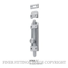 TRADCO 9769 TOWER BOLT SATIN CHROME