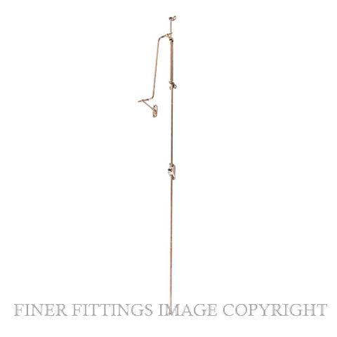TRADCO 9714 FANLIGHT WINDOW OPERATOR ANTIQUE BRASS (UNLAC)