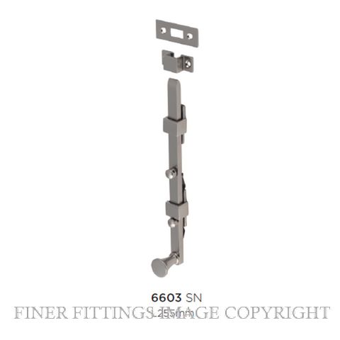 TRADCO 6603 PANIC BOLT SATIN NICKEL 255MM