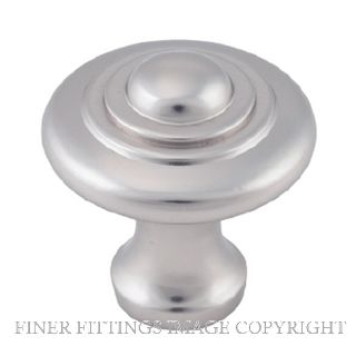 TRADCO 6616 CUPBOARD KNOB DOMED SATIN NICKEL 25MM