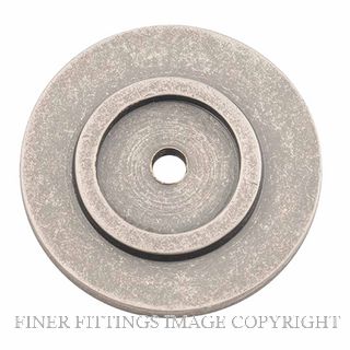 TRADCO 6439 BACKPLATE RUMBLED NICKEL 25MM