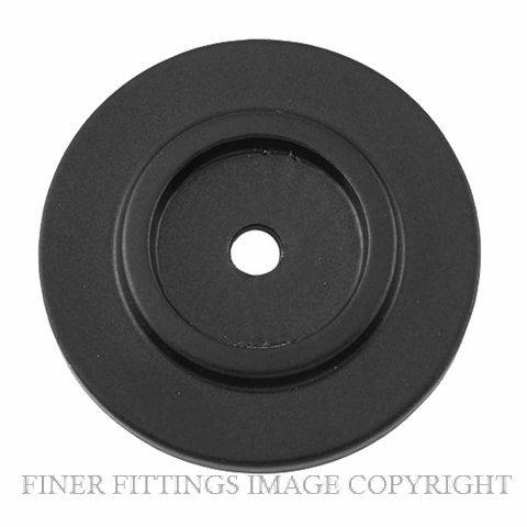 TRADCO 9690 - 9692 CABINET KNOB BACKPLATES MATT BLACK