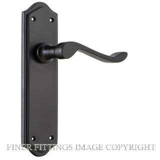 TRADCO 9614 HENLEY LEVER LATCH MATT BLACK