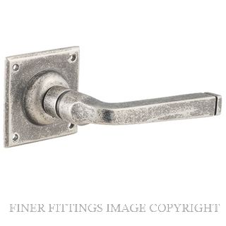 TRADCO 6356 MENTON LEVER ON SQ ROSE RUMBLED NICKEL