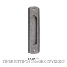 TRADCO 6430 SLIDING DOOR PULL RUMBLED NICKEL 43X150MM