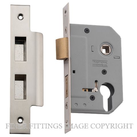 TRADCO 6170 -6171 EURO LOCK SATIN NICKEL