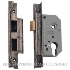 TRADCO 6158 - 6159 REBATED EURO LOCKS RUMBLED NICKEL