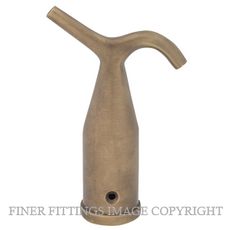 TRADCO 9717 POLE HOOK ANTIQUE BRASS