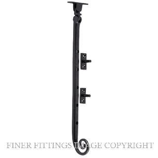 TRADCO 9826 CASEMENT STAY M/TAIL MATT BLACK 300MM