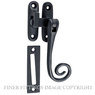 TRADCO 9642 CASEMENT FASTENER M/TAIL MATT BLACK 105MM