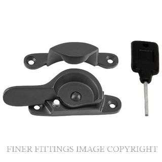 TRADCO 9645 LOCKING FITCH FASTENER MATT BLACK