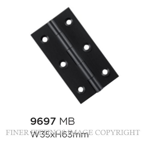 TRADCO 9694 - 9698 CABINET HINGES MATT BLACK