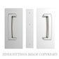 CL406 PASSAGE SET SINGLE DOOR NON MAGNETIC 46-52MM DOORS