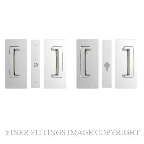 CL406 DOUBLE DOOR PASSAGE SET MAGNETIC 34-40MM